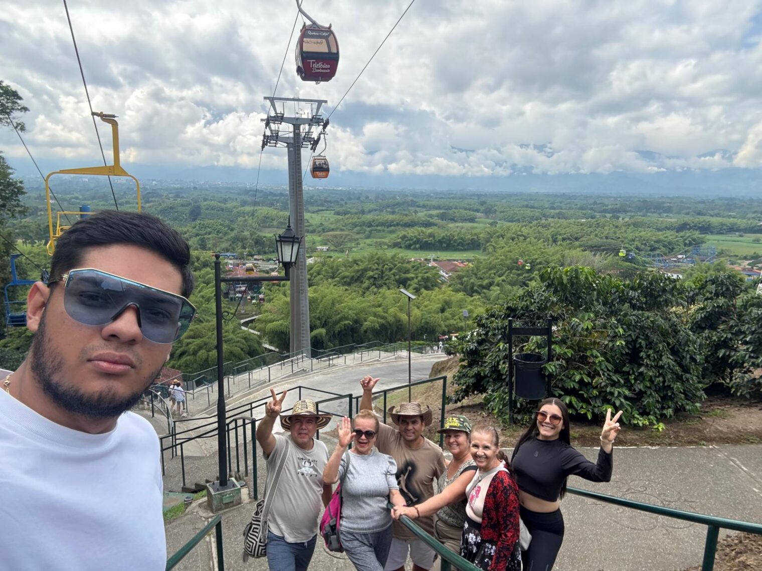 Familia en el Parque del Café