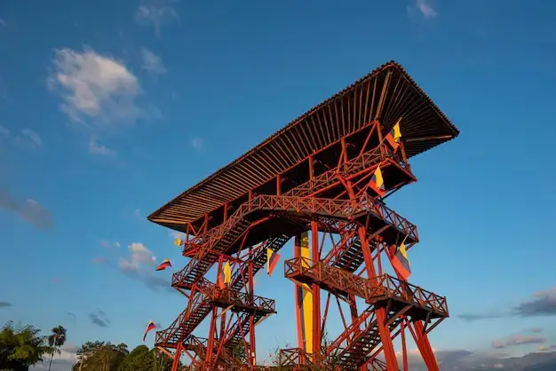 Torre mirador Parque del cafe